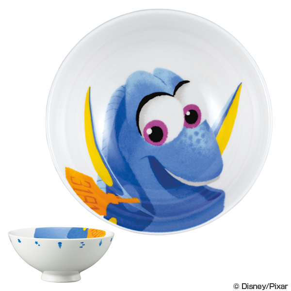 お茶碗 子供 ドリー ファインディング・ドリー ご飯茶碗 磁器 食器 キャラクター （ 子供用食器 茶碗 食洗機対応 飯碗 電子レンジ対応 お
