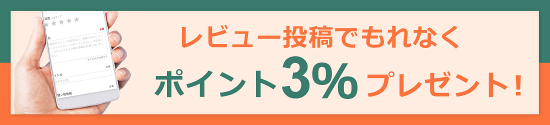 レビューを書いて500円キャンペーン