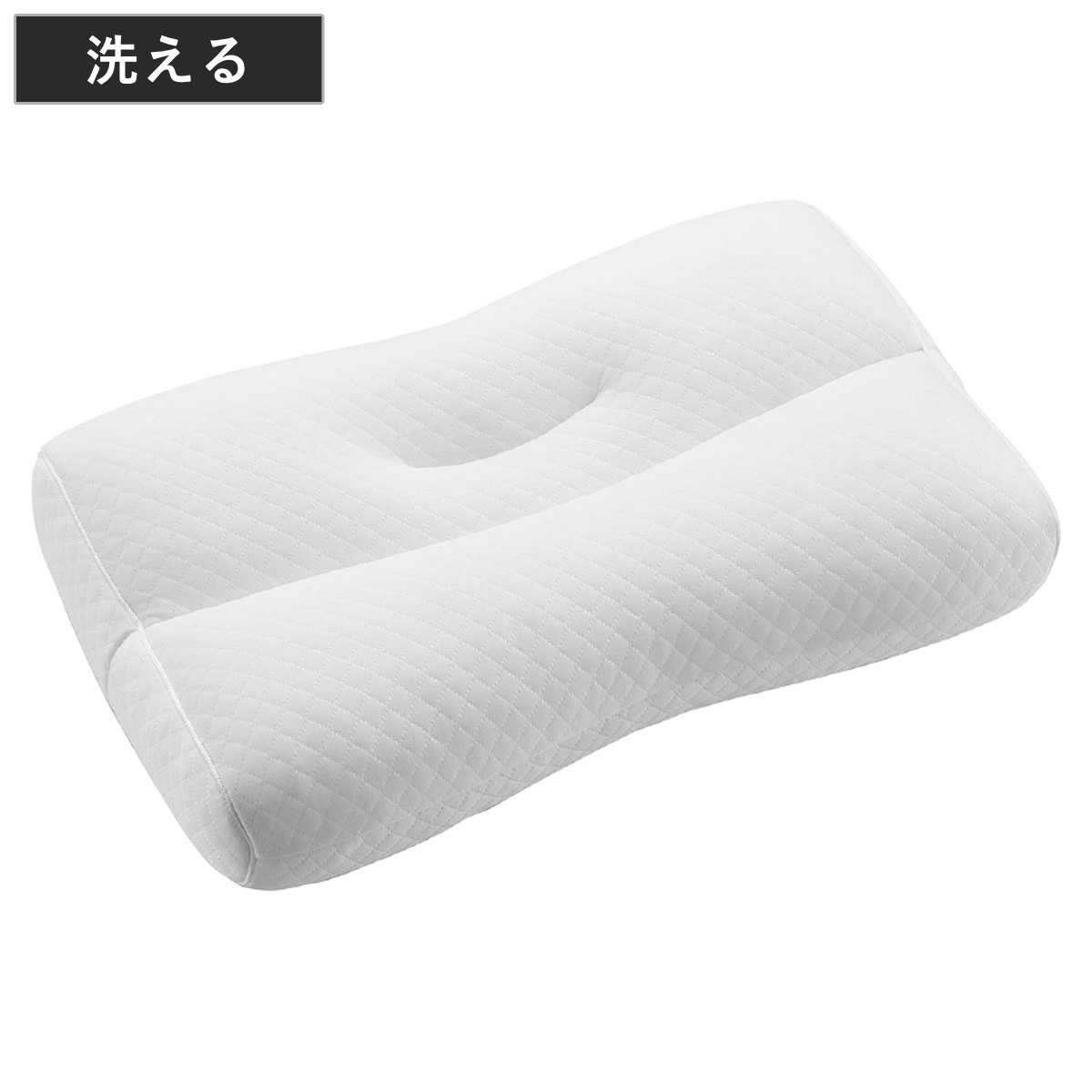 枕 爽快ピロー2 洗濯可能 高さ調節 ホテル仕様 （ ピロー ハードタイプ ウォッシャブル 洗濯OK 洗濯可 安定感 立体キルト しっかり 硬め ）
