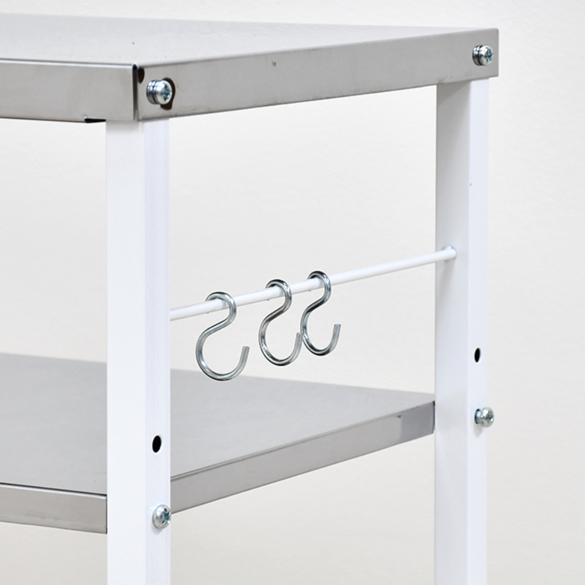 キッチンワゴン しまえる作業台付キッチン家電ワゴン 幅52cm