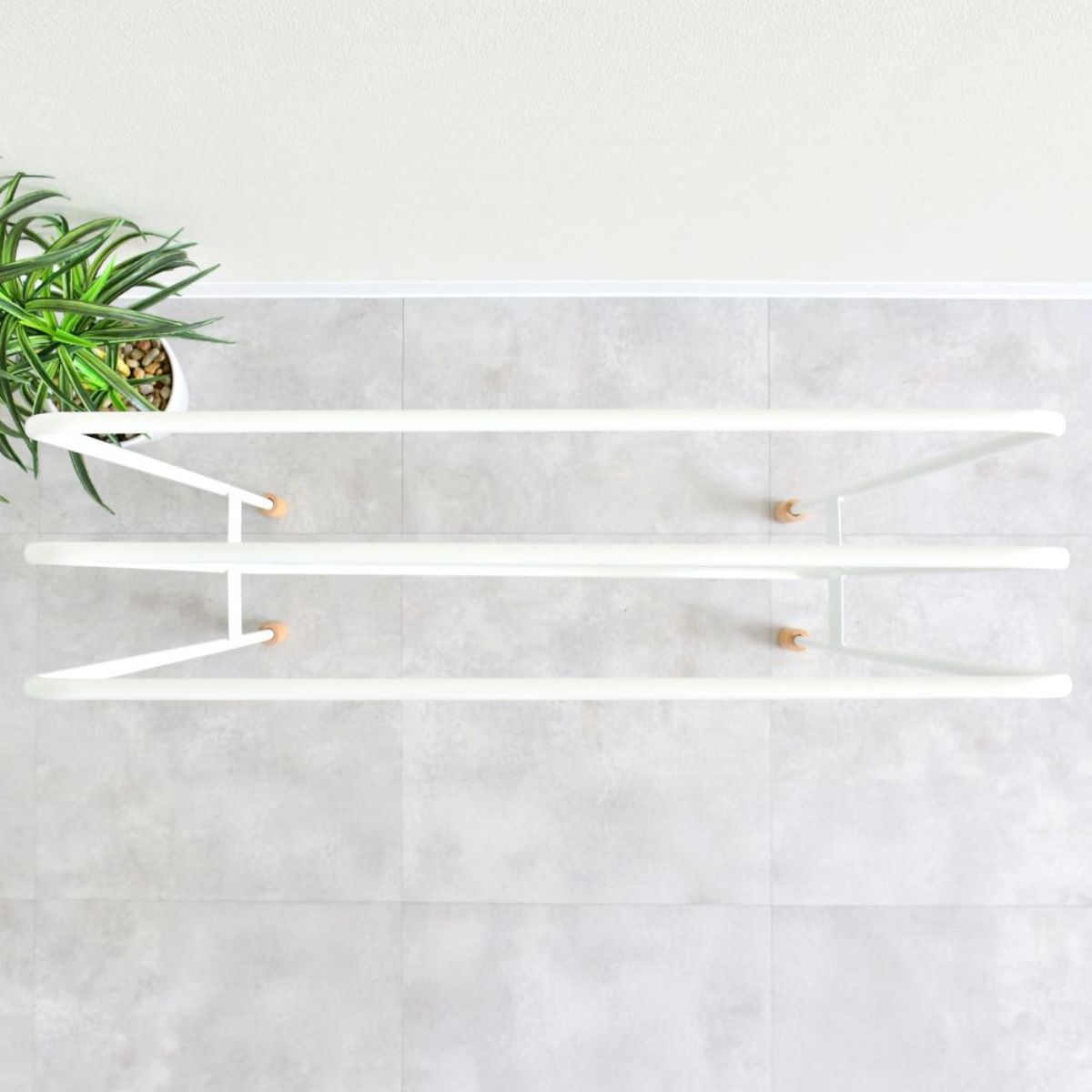 物干し タオルスタンド バスタオルハンガー 3連タイプ ミヤケデザイン ( バスタオルスタンド ランドリースタンド タオルハンガー バスタオル 3枚 タオル干し スタンド タオル掛け バスタオル干し スリム 置き型 脱衣所 洗面所 )