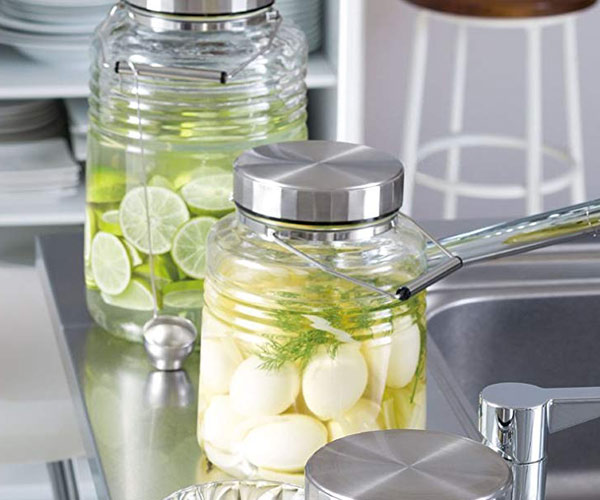 Dショッピング 梅酒びん Mcコンテナー 4l レードル付き ガラス製 保存ビン ガラス保存容器 保存瓶 保存容器 保存びん 果実酒ビン ガラス製保存容器 キャニスター ガラス容器 梅酒瓶 梅酒ビン 果実酒びん カテゴリ 保存容器の販売できる商品 リビングート