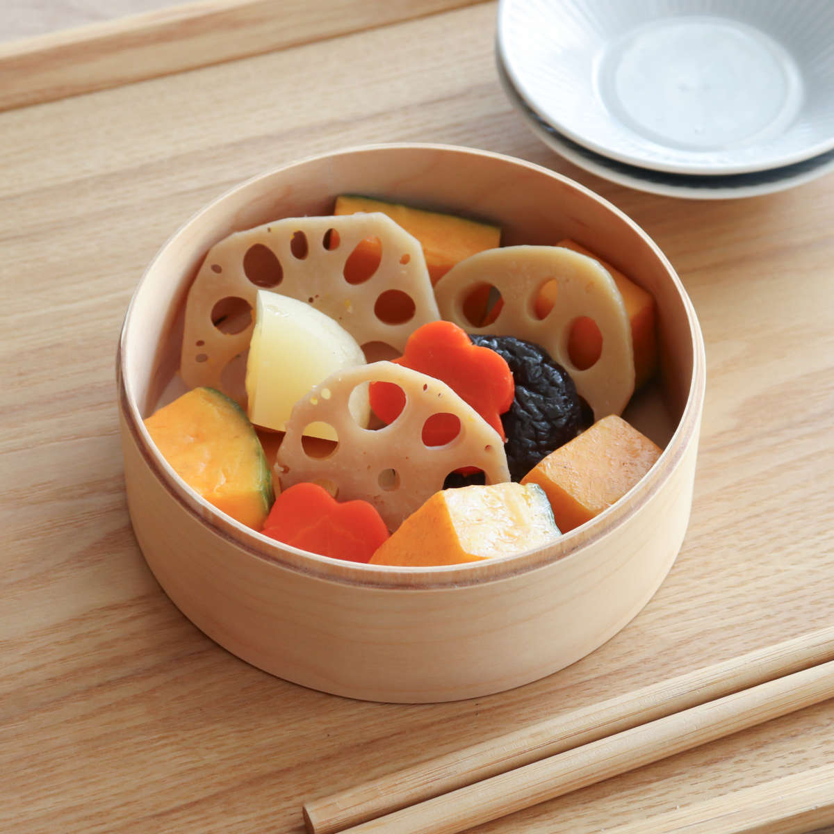 わっぱ弁当 460ml 電子レンジ 食洗機 対応 ナノコート ( 弁当箱 わっぱ弁当箱 ランチボックス レンジ対応 食洗機対応 日本製 天然木 レンジOK 食洗機OK 曲げわっぱ お弁当 弁当 一段 仕切り付き ランチバンド付き 大人 )