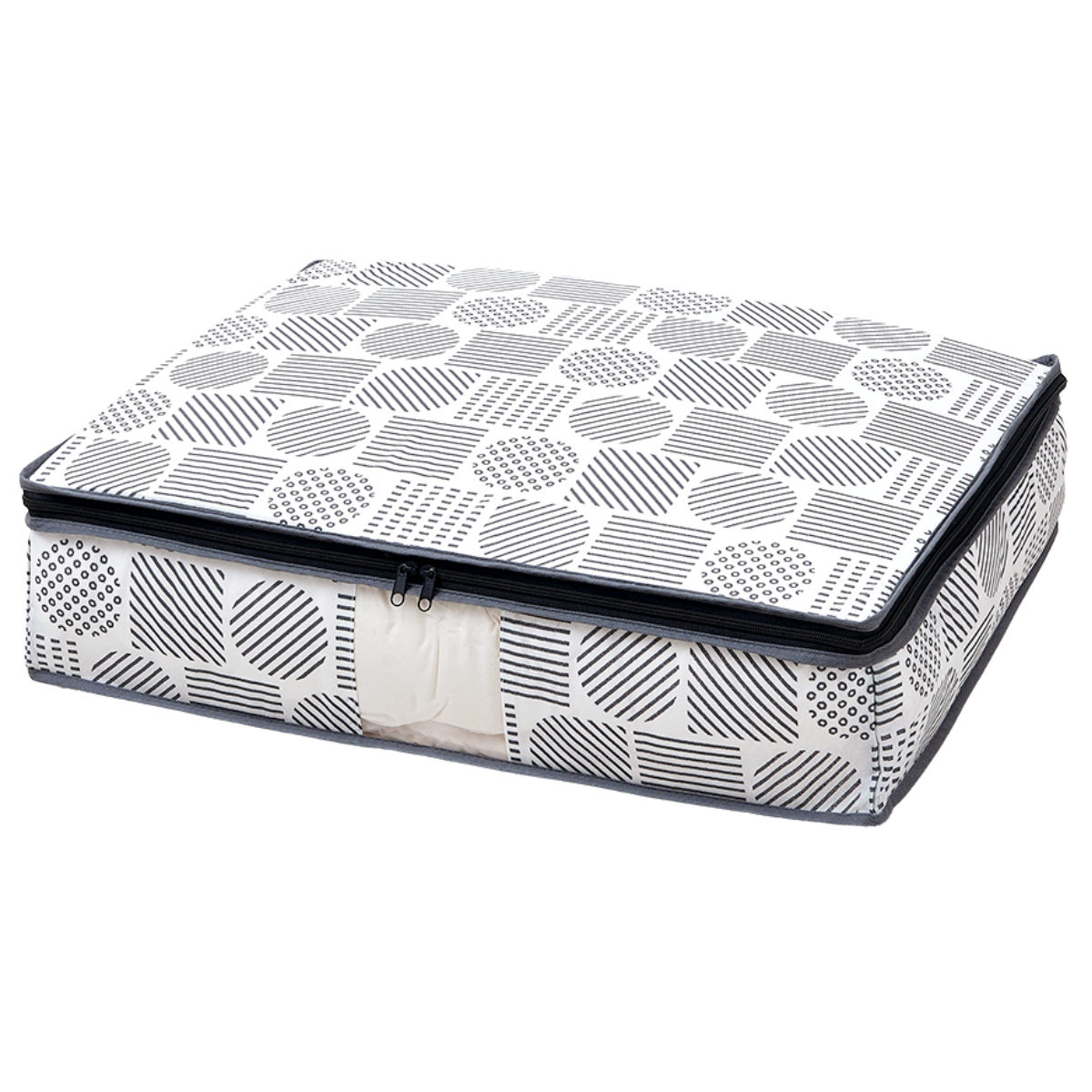 収納袋 羽毛布団収納袋 不織布 北欧柄 縦型 シングル コンパクト ( 布団収納袋 布団収納 立てられる クローゼット収納 ふとん収納袋 袋 隙間収納 布団収納ケース 羽毛 ふとん 収納 布団袋 ふとん収納 押入れ収納 )