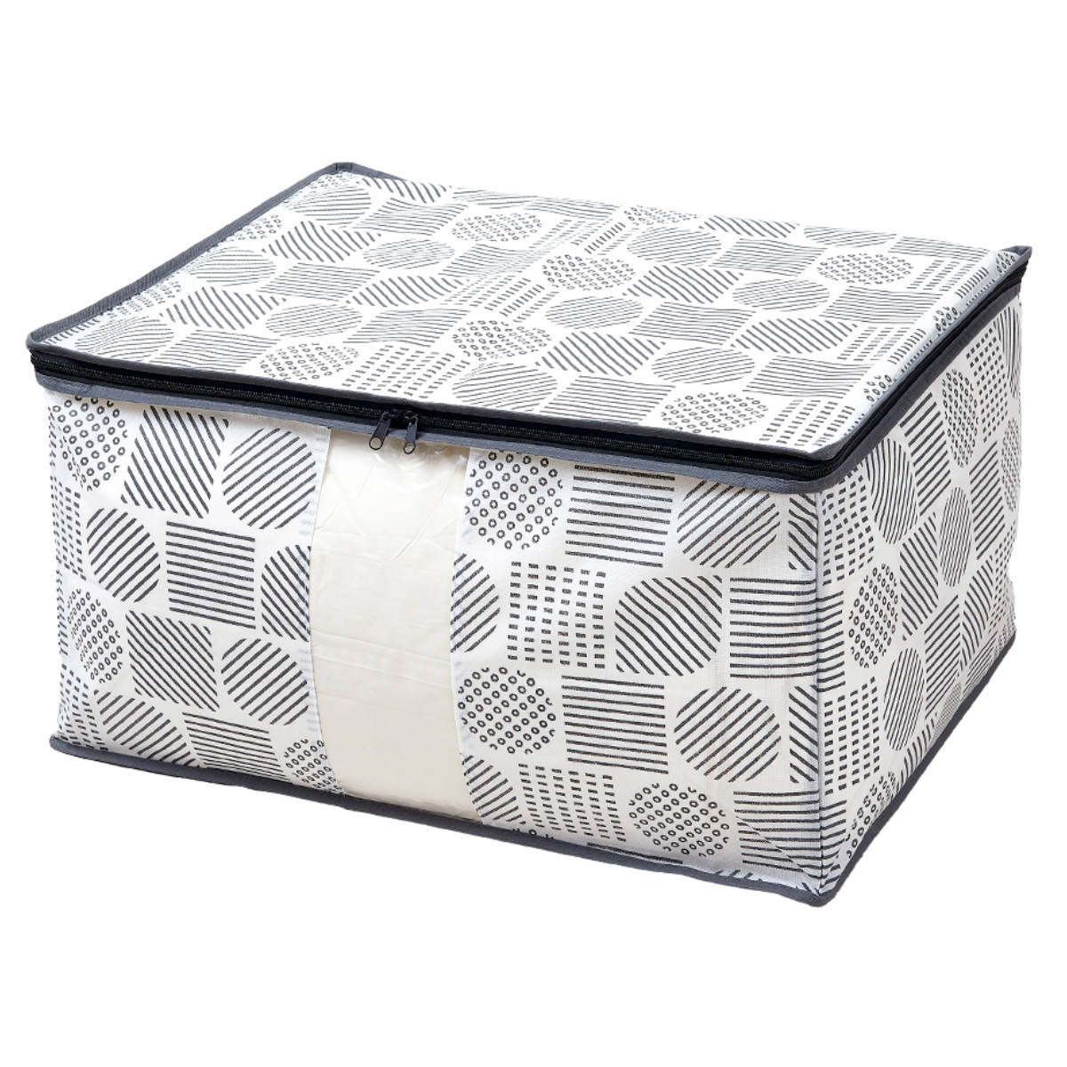 収納袋 羽毛布団収納袋 不織布 北欧柄 縦型 ダブル コンパクト ( 布団収納袋 布団収納 立てられる クローゼット収納 ふとん収納袋 袋 隙間収納 布団収納ケース 羽毛 ふとん 収納 布団袋 ふとん収納 押入れ収納 )
