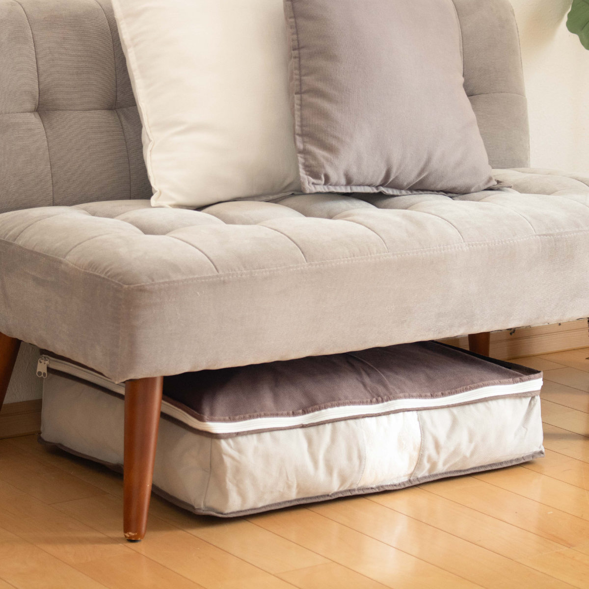 収納袋 3個セット Snimu クローゼット 収納ケース 羽毛布団 S シングル ( コンパクト すき間 隙間 収納 布団収納袋 布団 袋 隙間収納 布団収納ケース 羽毛 ふとん 布団袋 ふとん収納 シングル用 消臭 ニオイ 汗 加工 )