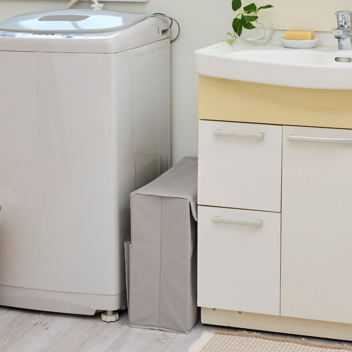 収納ボックス Snimu ハンガー収納 洗濯用品 洗濯用具収納 ( ハンガー入れ スリム 洗濯用具 持ち運び 洗濯ハンガー 収納 ピンチ ハンガー 洗濯ばさみ 隙間収納 フタ付き 洗濯 ランドリー 角ハンガー )