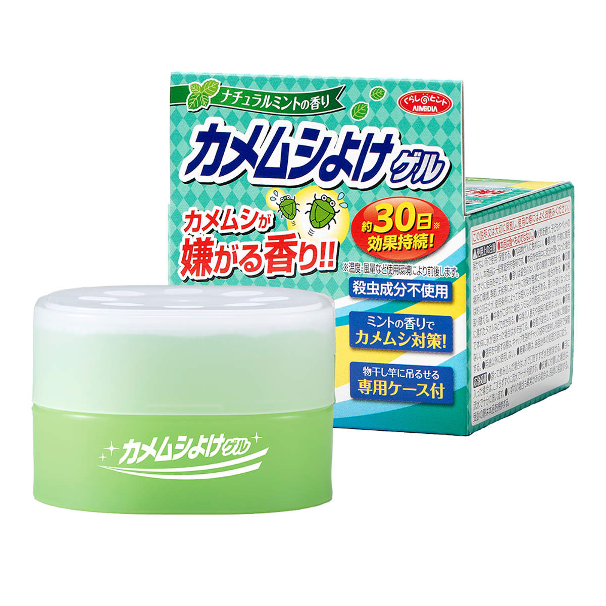 カメムシ対策 ゲル 置くだけ 虫よけ カメムシ ( 忌避剤 害虫対策 芳香剤 キッチン シンク下 日本製 コバエ対策 夏 虫対策 家庭用 日用品 )