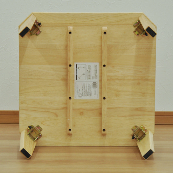 dショッピング |折りたたみ テーブル 幅60cm 八角 木製 天然木 正方形