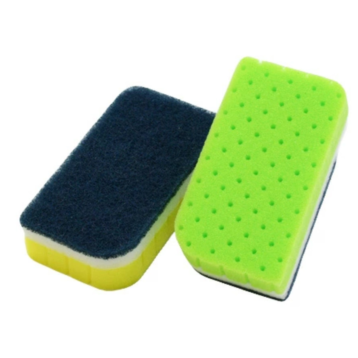 泡立つスポンジ ハード 抗菌 ※色は選べません ( キッチンスポンジ たわし 台所用 掃除 )