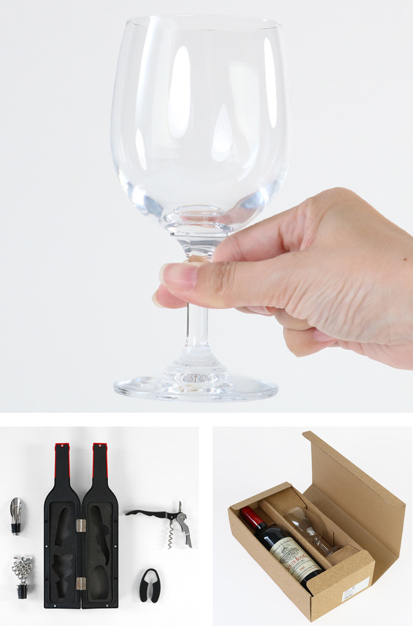 dショッピング |ワインツール＆グラスセット ワイングラス 300ml