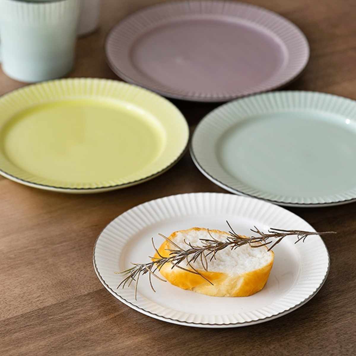 プレート 17cm Tint 磁器 美濃焼 （ 食洗機対応 電子レンジ対応 中皿