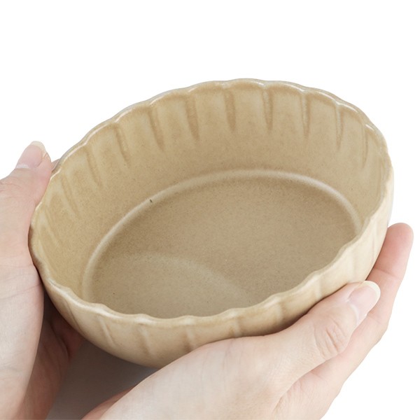 ボウル 14cm 輪花皿 花皿 花シリーズ 洋食器 陶器 日本製 ( 食洗機対応 電子レンジ対応 中鉢 サラダボウル 丸 輪花 花型 深皿 煮物鉢 デザートボウル 取り皿 副菜 おしゃれ かわいい 花びら 和モダン ) 【こむぎ】 こむぎ