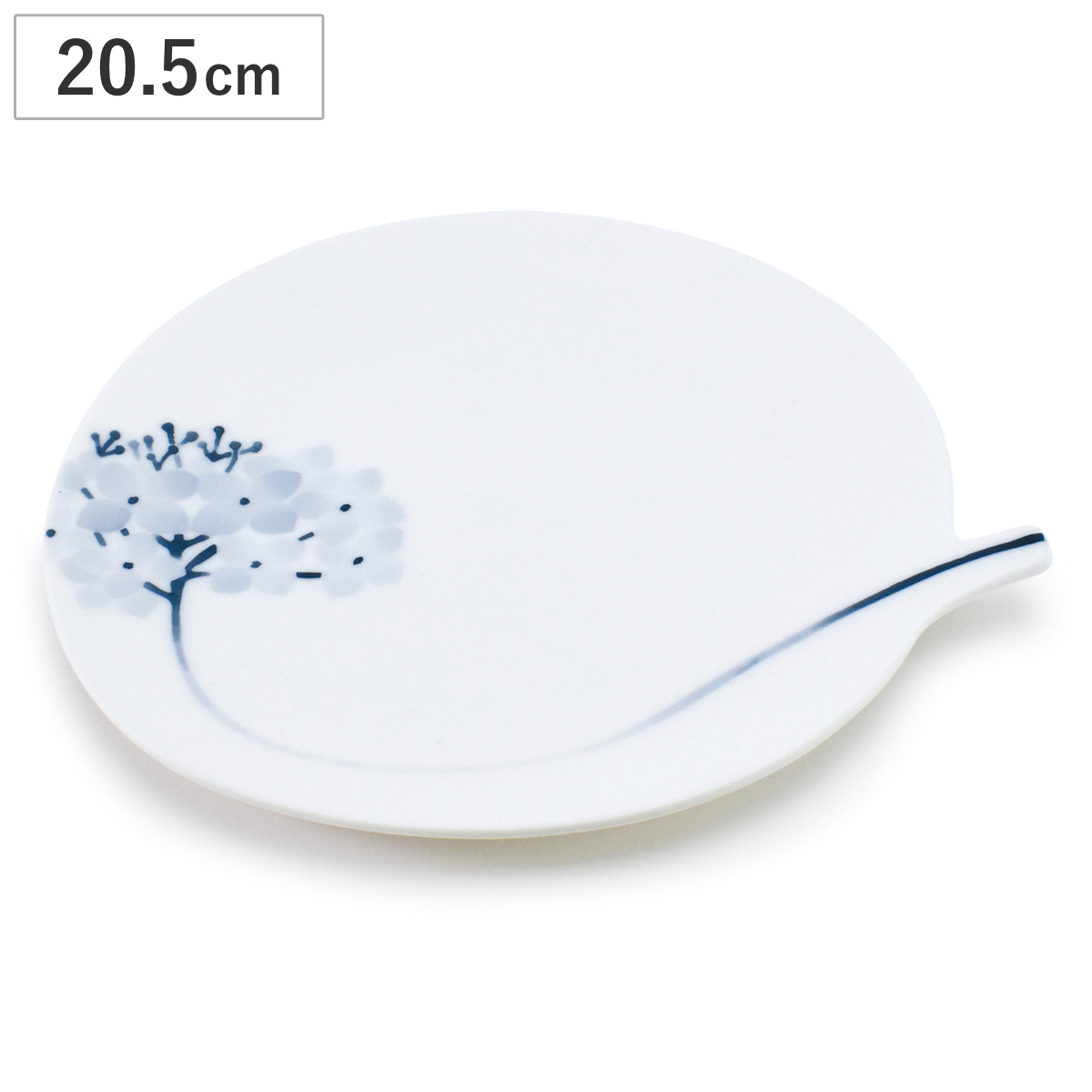 ソーサー FLOW アジサイ ステム丸ソーサー （ プレート 皿 お皿 食器 20.5cm 食洗機対応 磁器 瀬戸焼 日本製 取り皿 デザートプレート 中皿 おしゃれ ）