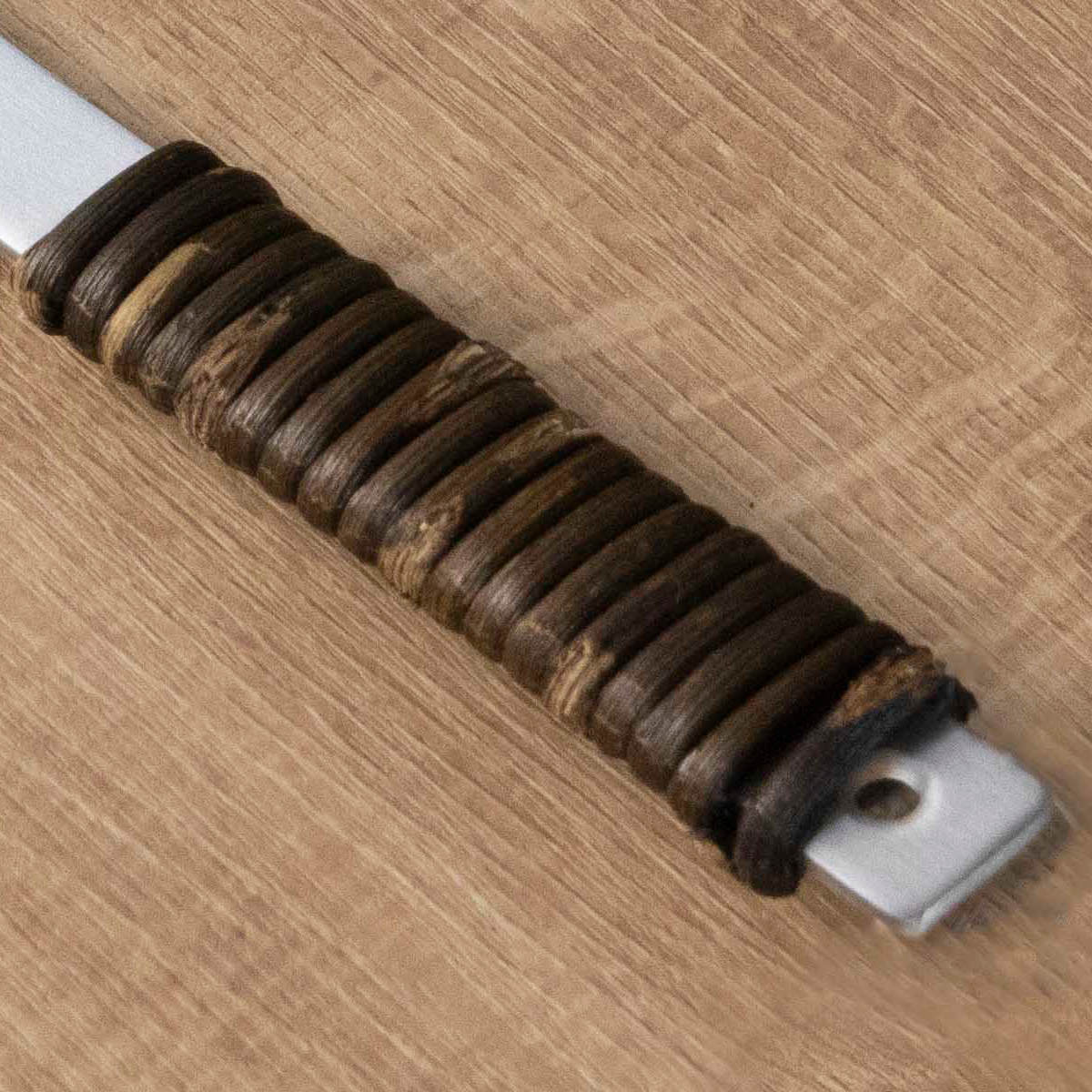 工房アイザワ アルミニウム アケビ巻お玉 大 ( aizawa お玉 お玉杓子 レードル 穴なし 日本製 鎚目 サービングスプーン 取り分けスプーン スプーン アイザワ 燕三条 美しい 高級感 レトロ 職人技 高品質 シンプル キッチンツール )