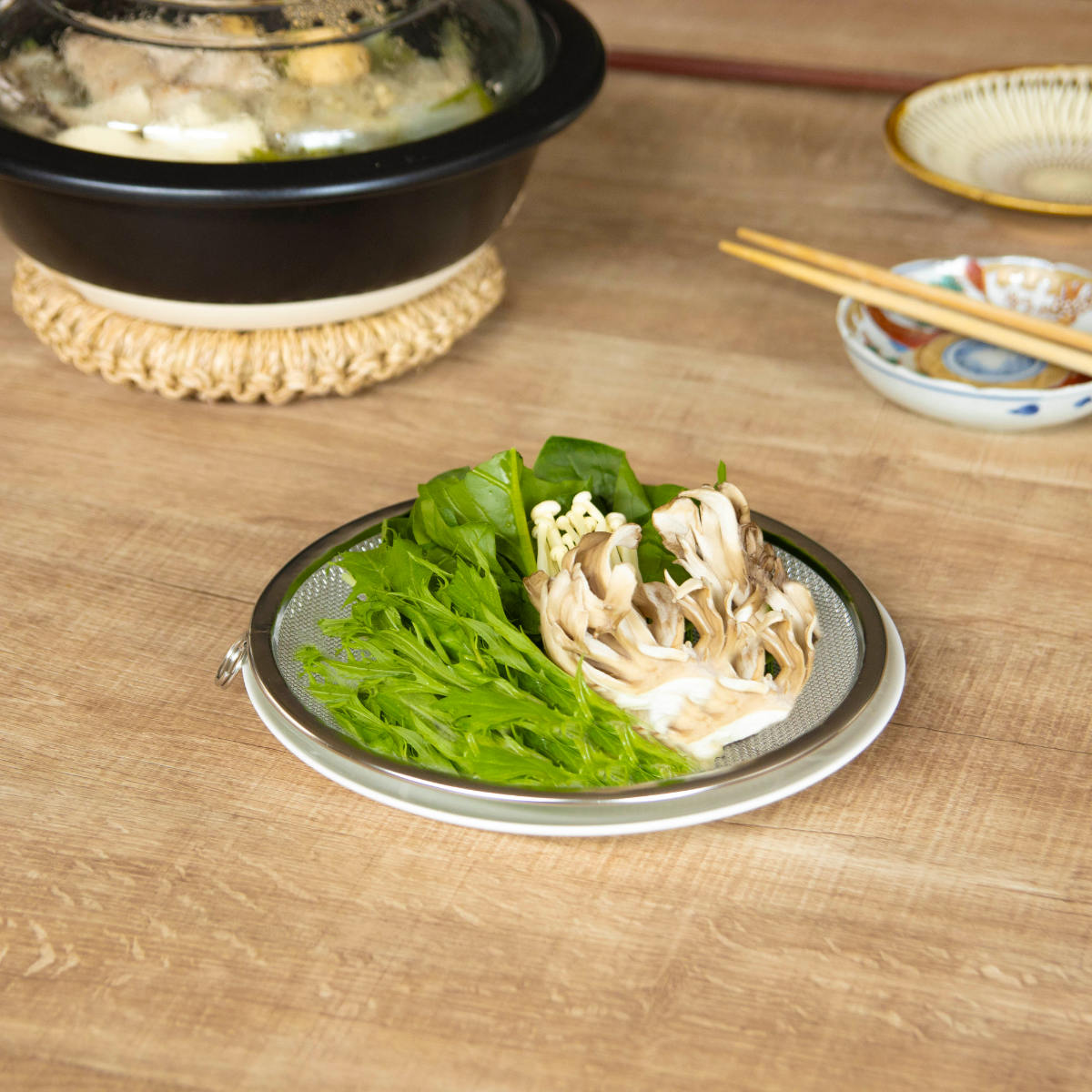 工房アイザワ 盆ザル 20cm リング付き ボンザル 浅型 ( キッチン ざる 足付き 薄型 食洗機対応 料理 調理 水切り ステンレス 湯切り 下ごしらえ 油切り 網 トレー ステンレスザル 円形ザル 使いやすい 丈夫 アイザワ )