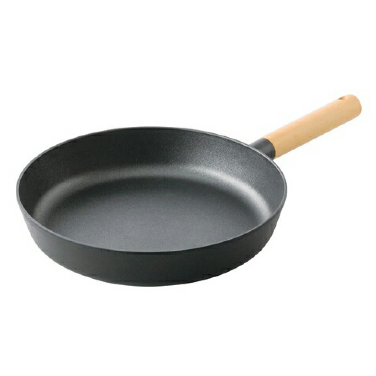 フライパン 28cm IH対応 TI:DA チタン&ダイヤモンドWコーティング ( ガス火対応 ふっ素加工 フッ素加工 軽量 28センチ フッ素コーティング こびりつきにくい 軽い 丈夫 アルミ製 木製ハンドル )