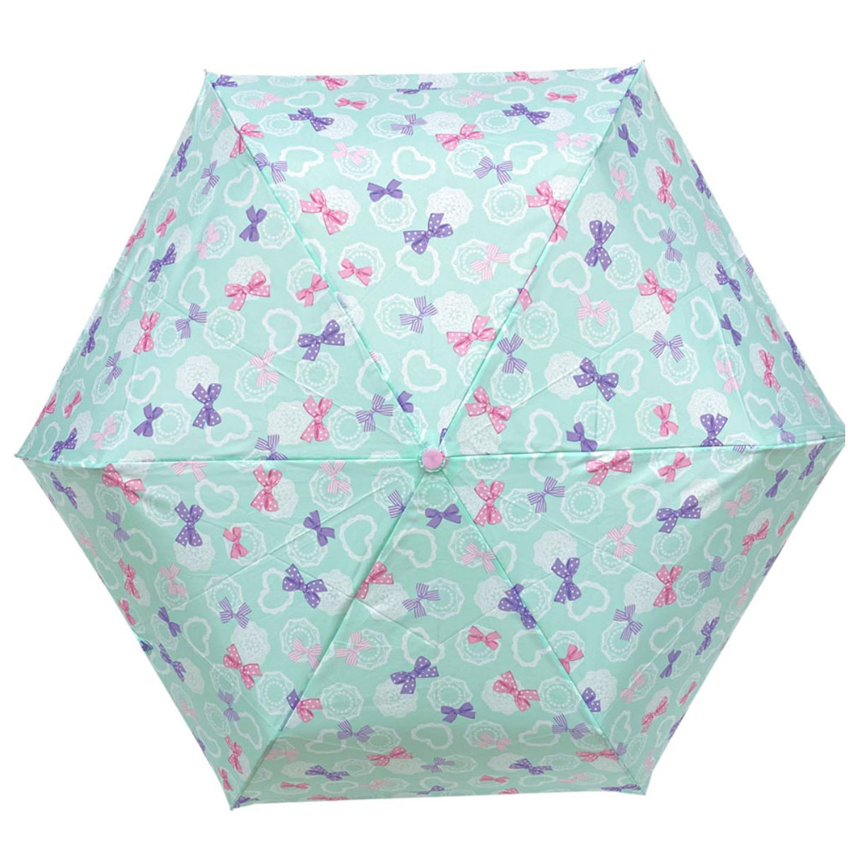 ピンク色の折り畳み傘 - 3