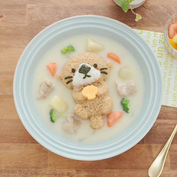 ご飯抜き型 myフォルム海のなかまたち 押し型 デコ型 ( デコカレー アレンジ ご飯型 ライス型 おにぎり型 型 キャラカレー ご飯押し型 おにぎり押し型 キャラ弁 )