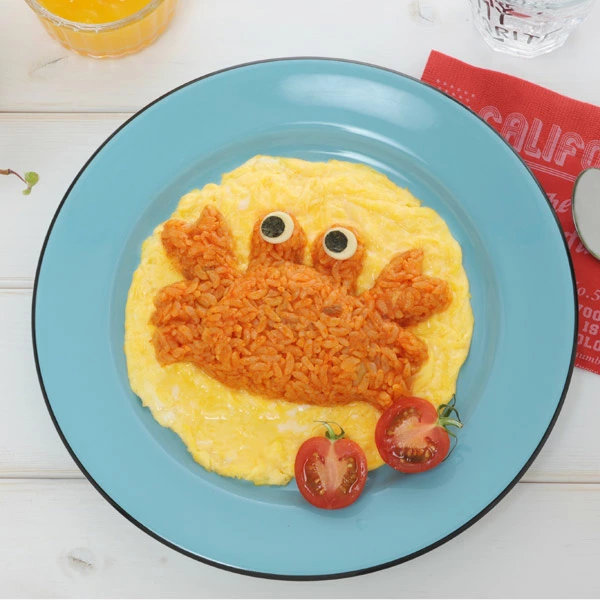 ご飯抜き型 myフォルム海のなかまたち 押し型 デコ型 ( デコカレー アレンジ ご飯型 ライス型 おにぎり型 型 キャラカレー ご飯押し型 おにぎり押し型 キャラ弁 )