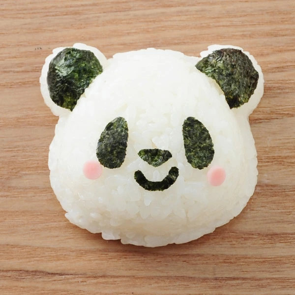 おにぎり押し型 おむすびパンダ おにぎり抜き型 キャラ弁 グッズ ( お弁当グッズ お弁当作り おにぎり 押し型 抜き型 ご飯型抜き おにぎり型 海苔カッター デコ弁 パンダ ぱんだ )