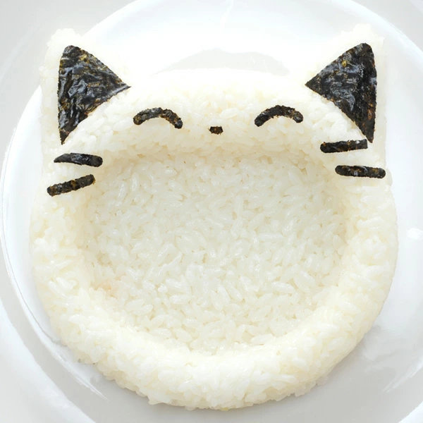 ご飯抜き型 myフォルム あ~ん!ぱくっ! ( お弁当グッズ パーティ アレンジ お弁当作り 押し型 抜き型 キャラ弁 ご飯型抜き 海苔カッター デコ弁 ご飯押し型 ライス型 ネコ ねこ ぱんだ パンダ どうぶつ お子さまランチ )