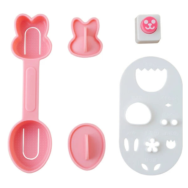 おにぎり押し型 うさぎとひよこのmini×2おにぎりセット おにぎり抜き型 キャラ弁 グッズ ( お弁当グッズ お弁当作り おにぎり 押し型 抜き型 ご飯型抜き おにぎり型 海苔カッター デコ弁 うさぎ たまご イースター )