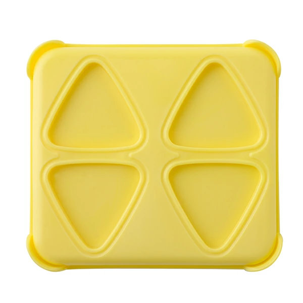 おにぎり型 海苔カッター ミニ 三角 さんかくこにぎりmini×2 弁当グッズ ( おむすび型 こむすび おにぎり おむすび 一口サイズ 押し型 幼稚園 保育園 小学校 キッズ 子供 簡単 子供用 お弁当グッズ キッチンツール キッチン )