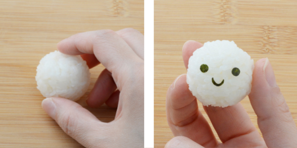 おにぎり型 お弁当グッズ 海苔パンチ 手まりこむすびmini×2 ( おむすび型 オニギリ型 まんまるおにぎり 押し型 デコ弁 手まり寿司 海苔型 ひと口サイズ ひとくちサイズ 丸い 型 ミニ )