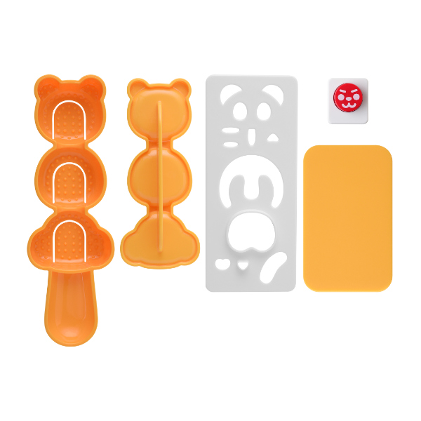 おにぎり型 お弁当グッズ 海苔カッター パンダのこむすび動物園 ( おむすび型 動物 どうぶつ アニマル 押し型 ひと口サイズ デコ弁 時短料理 海苔パンチ 海苔型 海苔パーツ ちいさいお握り 一口サイズ 簡単 )