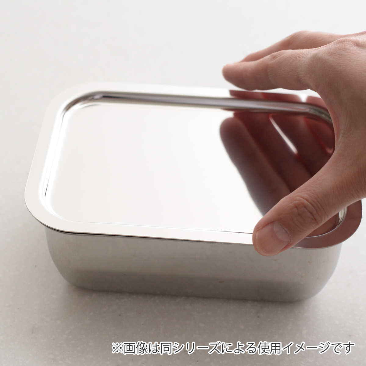 お料理はかどる蓋付き角バット 1/1サイズ 角型 ステンレス 日本製 ( キッチン バット 浅型 蓋付き セット 料理 調理 ケース 18-8ステンレス 角バット ステンレスバット 大きい 浅型バット 蓋 使いやすい 丈夫 )