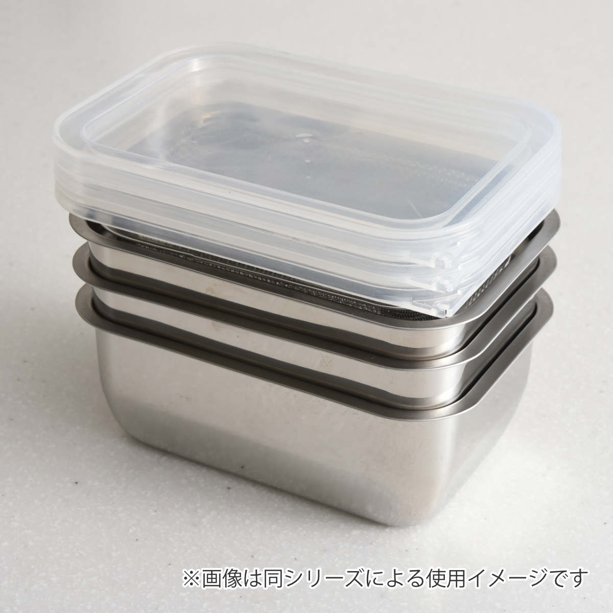 お料理はかどる蓋付き角バット 1/1サイズ 角型 ステンレス 日本製 ( キッチン バット 浅型 蓋付き セット 料理 調理 ケース 18-8ステンレス 角バット ステンレスバット 大きい 浅型バット 蓋 使いやすい 丈夫 )