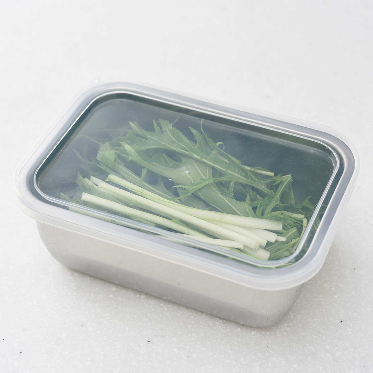 お料理はかどる蓋付き角バット 1/4サイズ 角型 ステンレス 日本製 ( キッチン バット 浅型 蓋付き セット 料理 調理 ケース 18-8ステンレス 角バット ステンレスバット コンパクト 浅型バット 蓋 使いやすい 丈夫 )