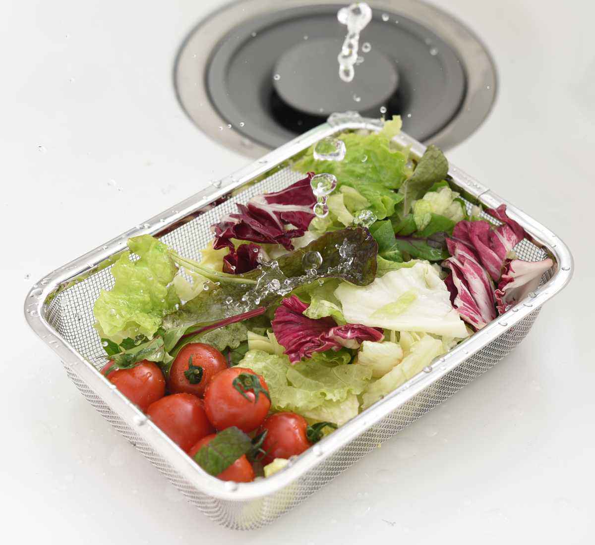 ザル&バット3点セット 1/1サイズ 角型 蓋付き ステンレス製 日本製 お料理はかどる角バット・角ザルセット ( 3点セット バット ザル 浅型 18-8ステンレス 角バット ステンレスバット 大きい 浅型バット 角ザル 使いやすい 丈夫 )