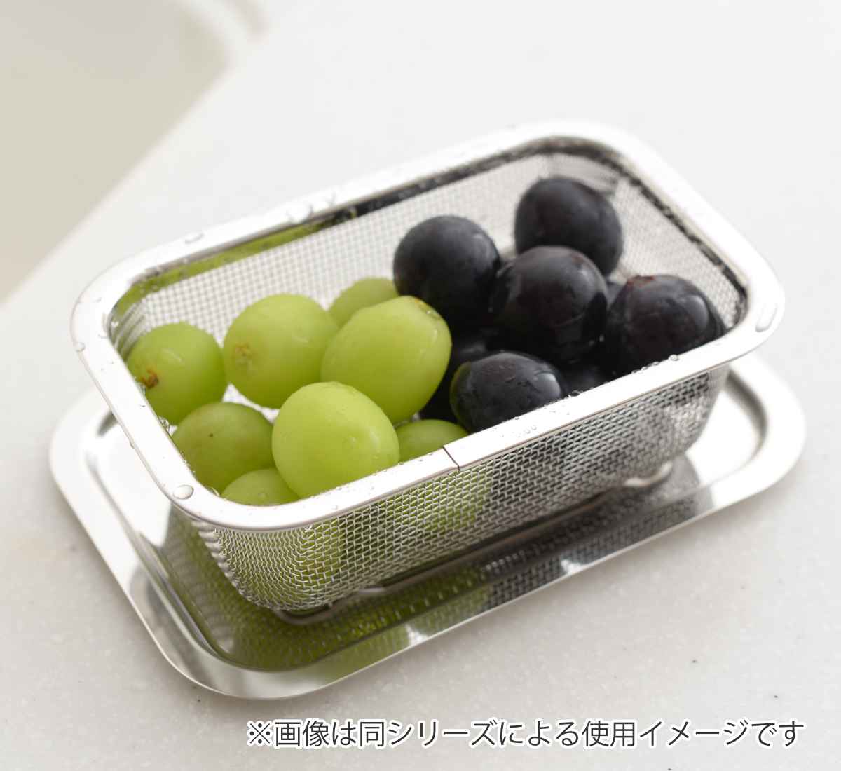 お料理はかどるトレー 1/2サイズ 角型 ステンレス 日本製 （ キッチン トレー トレイ 浅型 料理 調理 皿 18-8ステンレス 角バット  ステンレストレー 調理用 バット 浅型バット 使いやすい 丈夫 ）