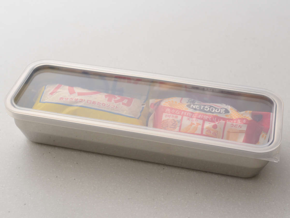 お料理はかどる蓋付き角バット 1/2スリムサイズ 角型 ステンレス 日本製 ( キッチン バット 蓋 セット 料理 調理 ケース 容器 18-8ステンレス 角バット ステンレスバット 深型 フタ付き 使いやすい 丈夫 )