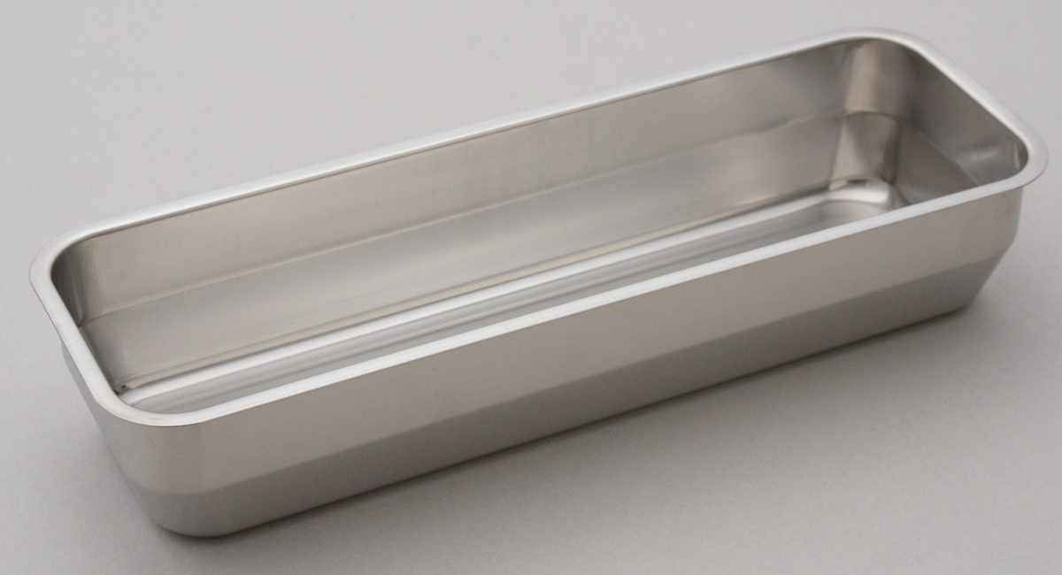 お料理はかどる蓋付き角バット 1/2スリムサイズ 角型 ステンレス 日本製 ( キッチン バット 蓋 セット 料理 調理 ケース 容器 18-8ステンレス 角バット ステンレスバット 深型 フタ付き 使いやすい 丈夫 )