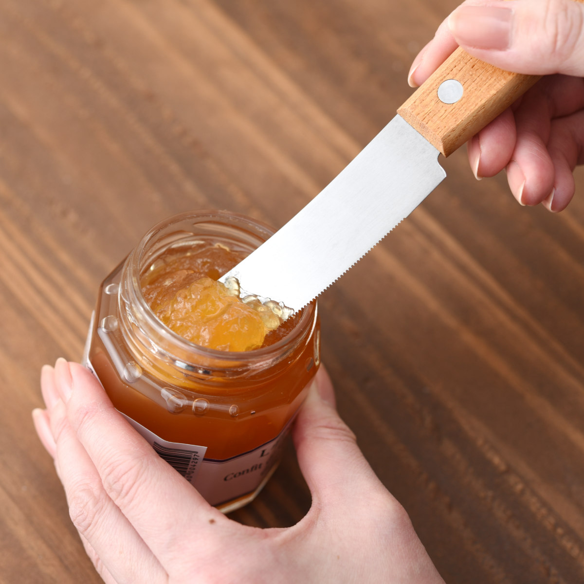 バターナイフ つばめのマルチバターナイフ 日本製 ( テーブルナイフ 卓上ナイフ スプレッドナイフ バター ナイフ パン ブレッド ジャム マルチナイフ 朝食 トースト 木柄 )