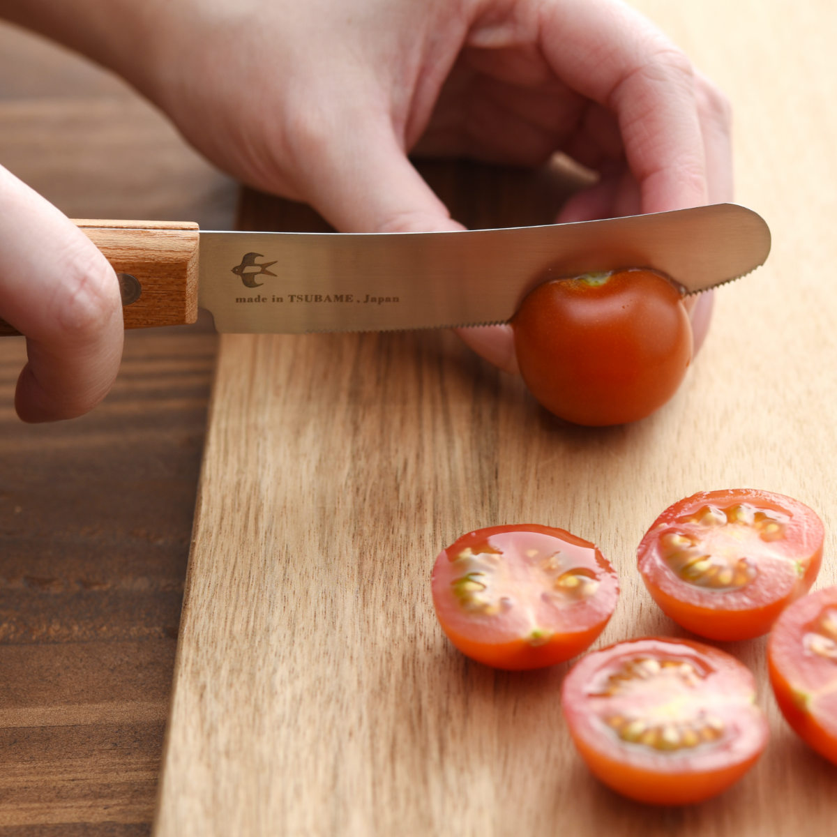 バターナイフ つばめのマルチバターナイフ 日本製 ( テーブルナイフ 卓上ナイフ スプレッドナイフ バター ナイフ パン ブレッド ジャム マルチナイフ 朝食 トースト 木柄 )