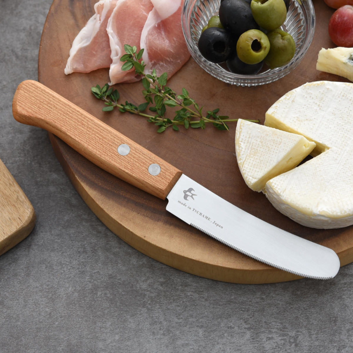 バターナイフ つばめのマルチバターナイフ 日本製 ( テーブルナイフ 卓上ナイフ スプレッドナイフ バター ナイフ パン ブレッド ジャム マルチナイフ 朝食 トースト 木柄 )