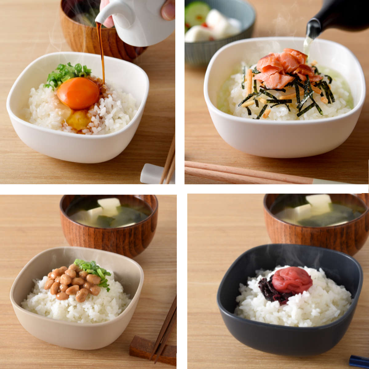 冷凍ご飯容器 ご飯がう米わん 2個組 430ml ( 保存容器 弁当箱 電子レンジ ご飯 米 冷凍保存 食洗機対応 電子レンジ対応 日本製 お茶碗 そのまま使える 冷凍ごはん容器 お米 ごはん 冷凍 容器 小分け 保存 炊き立てごはん 美味しい ) 【ダークグレー】 ダークグレー