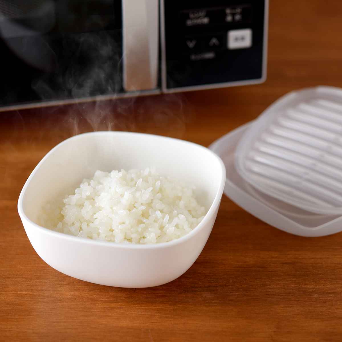 冷凍ご飯容器 ご飯がう米わん 430ml ( 保存容器 弁当箱 電子レンジ ご飯 米 冷凍保存 食洗機対応 電子レンジ対応 日本製 お茶碗 そのまま使える 冷凍ごはん容器 お米 ごはん 冷凍 容器 小分け 保存 炊き立てごはん 美味しい ) 【ベージュ】 ベージュ