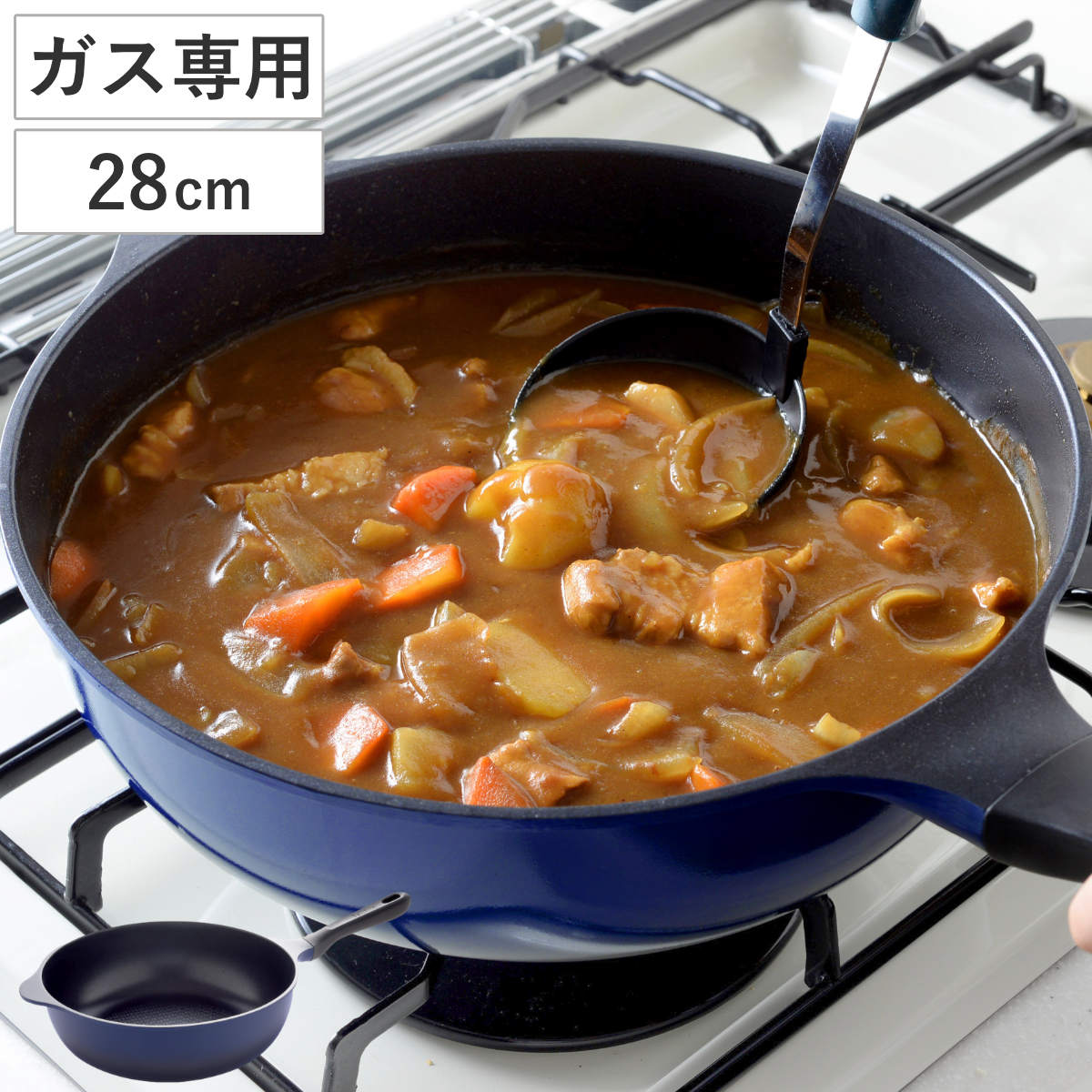 フライパン 28cm 深型 ガス火専用 ベルフィーナライト プレミアム 軽量 ( ガス火対応 炒め鍋 深型フライパン コーティング 軽い ふっ素加工 アルミフライパン 28センチ 片手鍋 いため鍋 アルミ製 エンボス加工 こびりつきにくい )