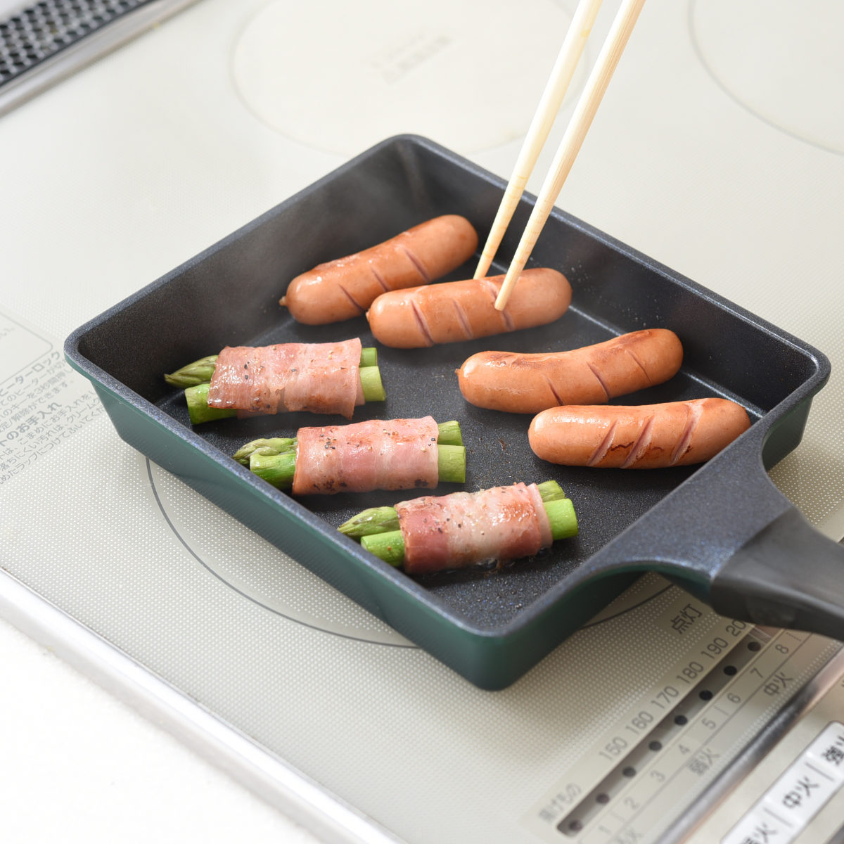 卵焼き器 15×18cm IH対応 スーパーベルフィーナ プレミアム 玉子焼きパン ( ガス火対応 たまご焼き器 玉子焼きフライパン エッグパン ふっ素加工 卵焼き 玉子焼き フライパン 朝食 弁当 時短調理 軽量 アルミ製 こびりつかない )