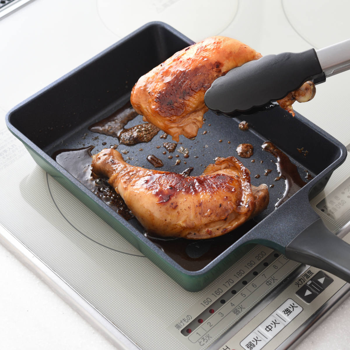 フライパン 角型 17×21cm スーパーベルフィーナプレミアム 角型マルチパン ガラス蓋付き ( 卵焼き器 IH対応 ガス火対応 玉子焼きフライパン 軽い エッグパン 玉子焼き器 玉子焼き 蓋付き 朝食 弁当 アルミ製 軽量 )