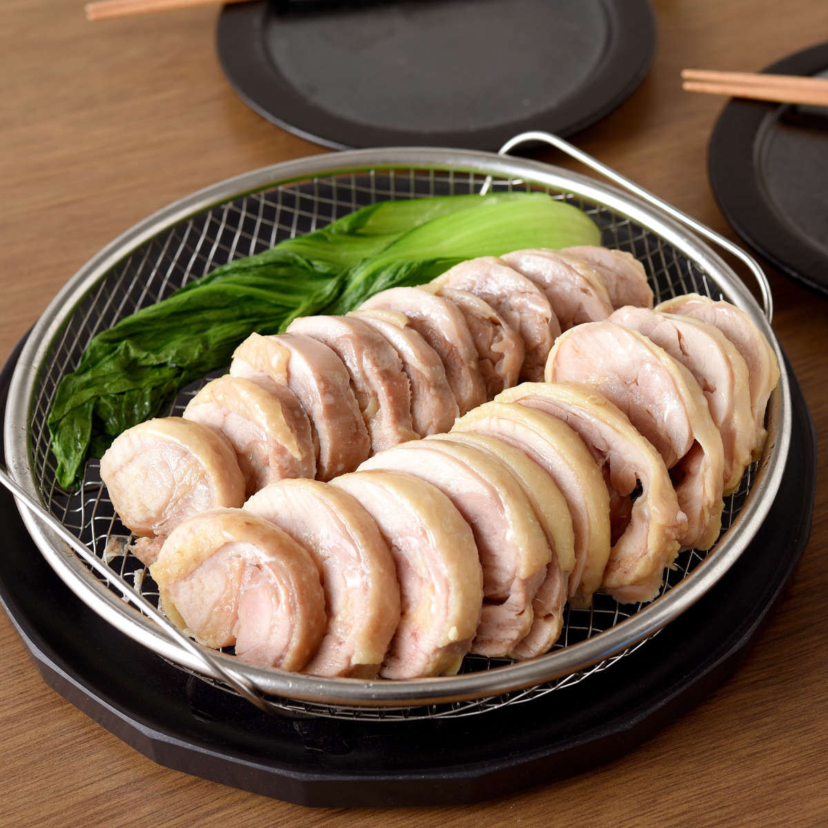 蒸し網用スタンド 19cm用 22cm用 逸品物創 ステンレス製 日本製 ( 蒸し器 スタンド 食洗機対応 調理器具 蒸し料理 スチーマー ざる用 ザル用 燕三条 調理用品 )