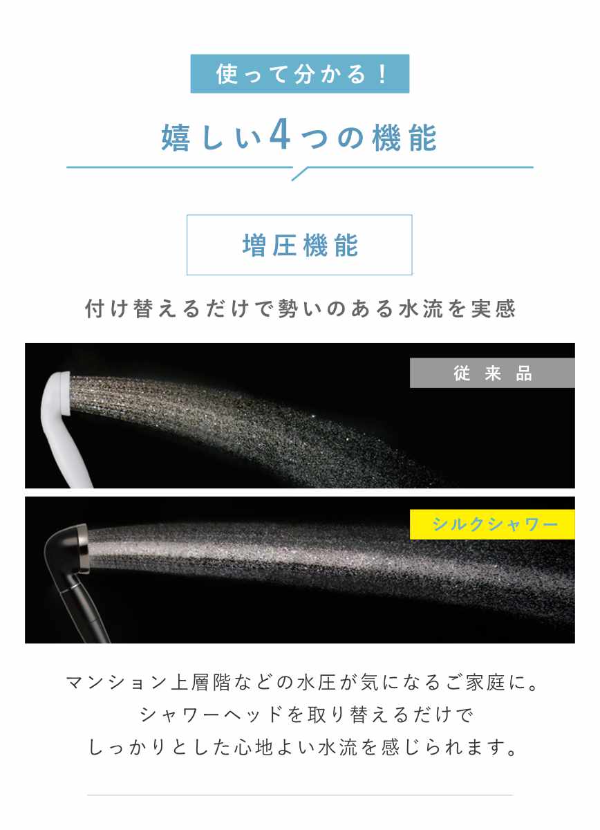 シャワーヘッド シルクシャワーシリーズ 05 高耐久 ( シャワー ヘッド 節水 アラミック Arromic 日本製 付け替え 取り替え 交換 節水シャワーヘッド 節水シャワー シルクタッチ 水圧 強くする 増圧 節水効果 節約 )