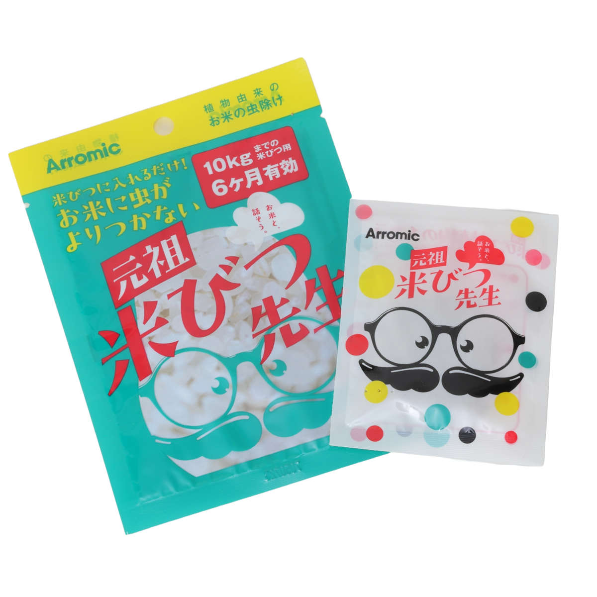 虫よけ 防虫剤 お米 元祖米びつ先生 2025 6ヶ月用 10kgまで ( 米びつ 防虫 10kg用 5kg用 米虫対策 植物由来 6ヶ月 効果 米櫃用 保存 お米の虫対策 防虫グッズ 置くだけ 10kg 5kg 長持ち おすすめ 日本製 )