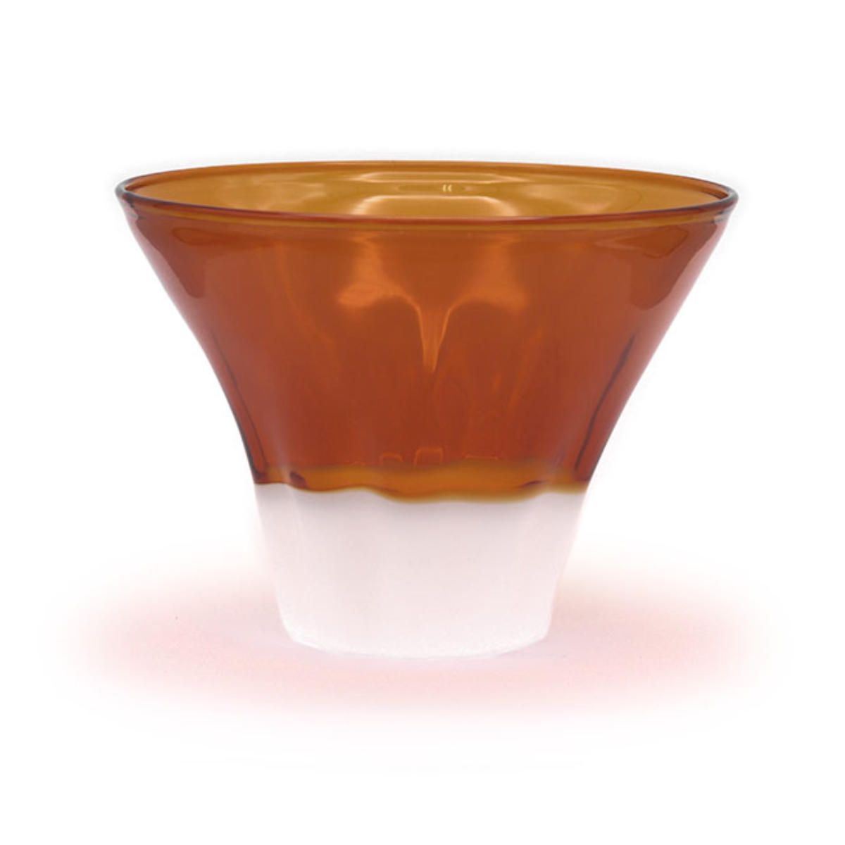 富士 杯 240ml ( ガラス 電子レンジ対応 食洗機対応 盃 酒器 酒 お酒 コップ おしゃれ かわいい 富士山 ) 【琥珀】 琥珀