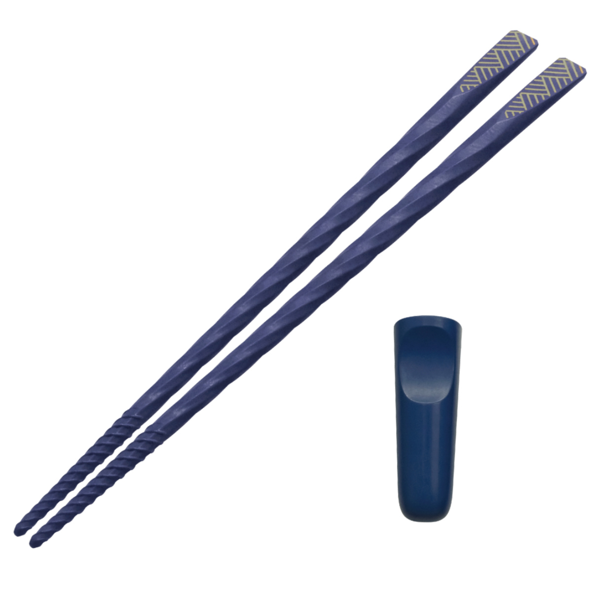 箸 すべらせん箸 雅 ( お箸 箸ケース付き 21cm 滑りにくい すべりにくい おしゃれ シンプル 和モダン ) 【若緑】 若緑